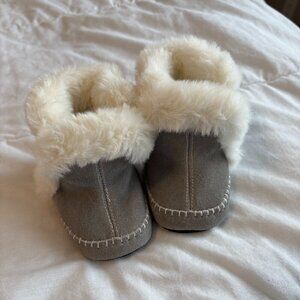 Jack & Lily Baby Boots Grey 0-6 months